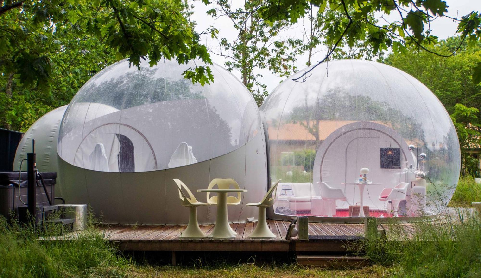 L Ost In Sensations -Hebergements Insolites Et Suites De Luxe Spa Sauna Piscine Foret Marcenais Экстерьер фото