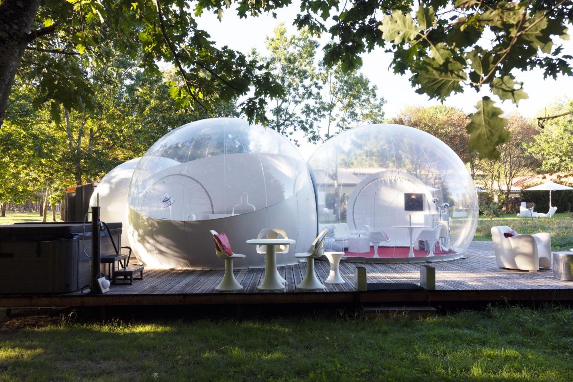 L Ost In Sensations -Hebergements Insolites Et Suites De Luxe Spa Sauna Piscine Foret Marcenais Экстерьер фото